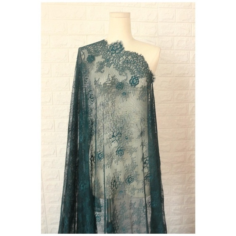 Quality Home Textiles - New High-quality Eyelash Lace Embroidery Fabric