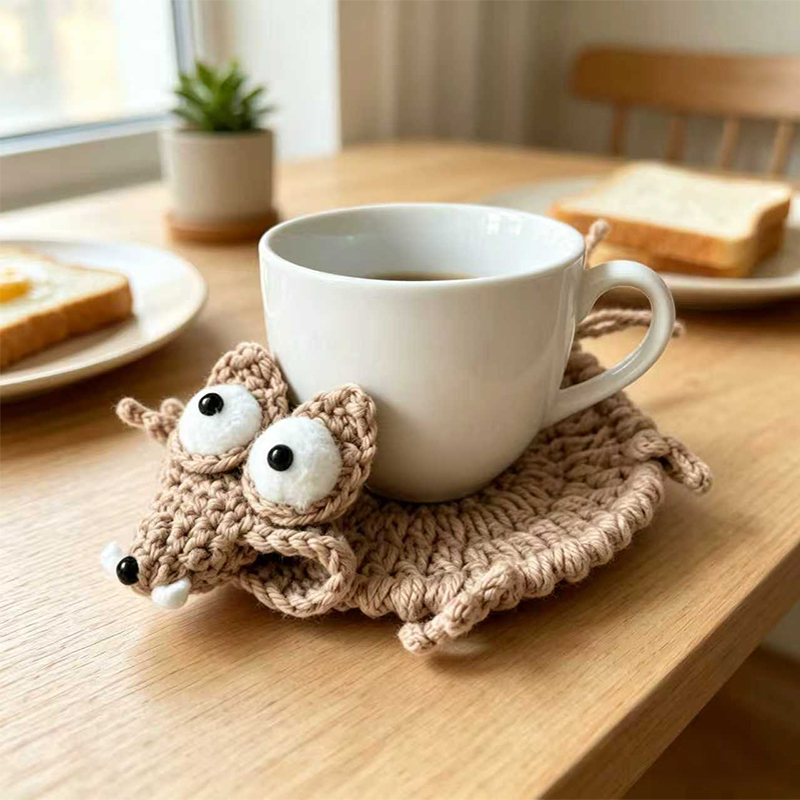 Cute Crochet Animal Coaster Ha - огляд і ціна Home And Textiles Today