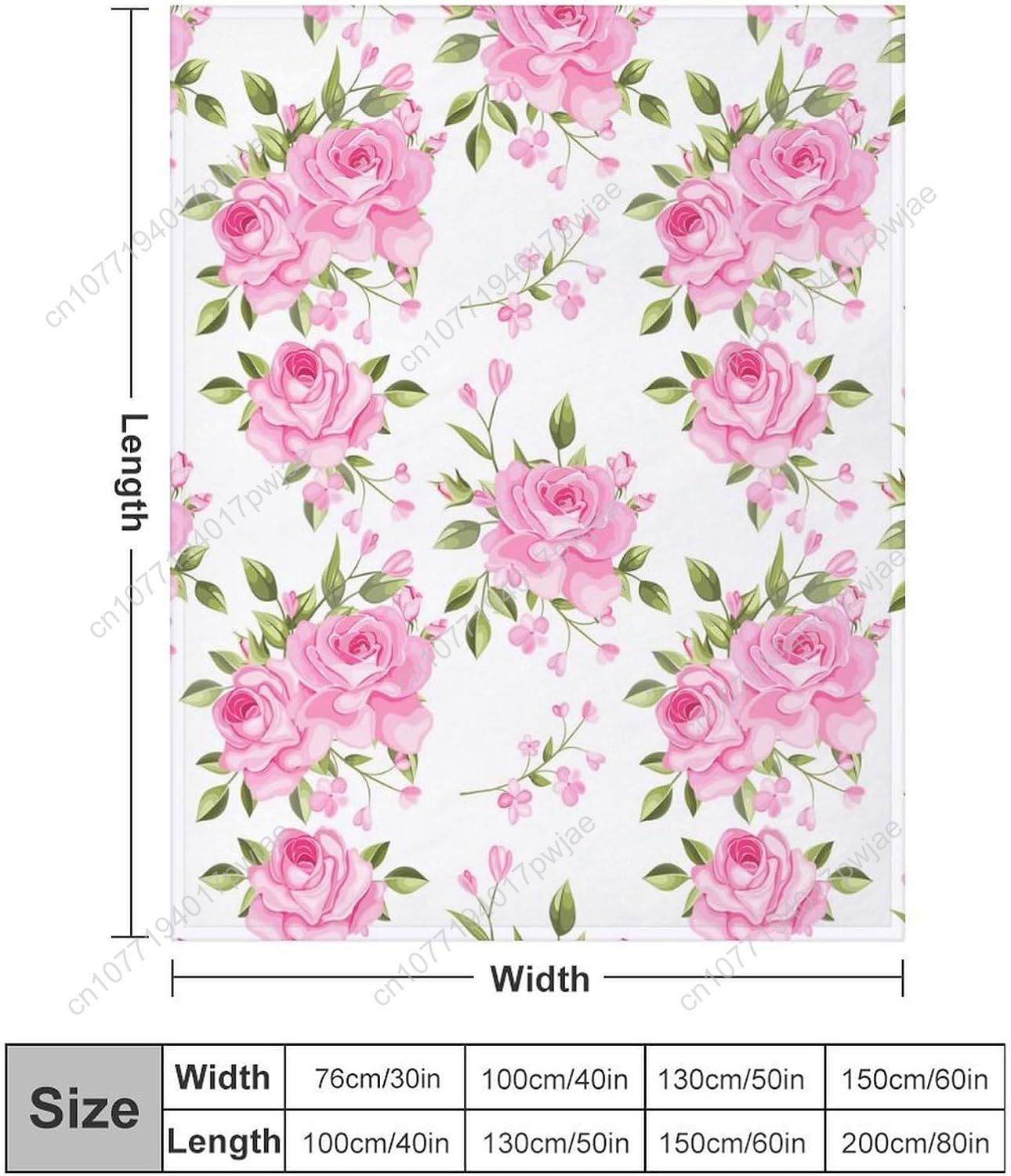Pink Flower Throw Blanket Flor - огляд і ціна Quality Home Textiles
