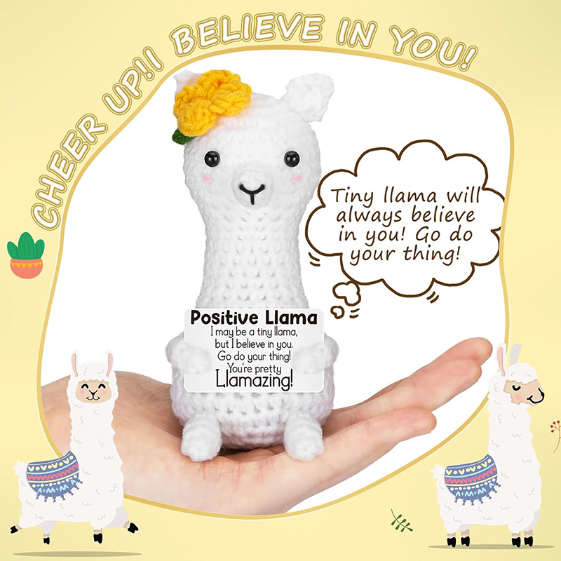 Funny Handmade Crochet Llama P - огляд і ціна Home And Textiles Today
