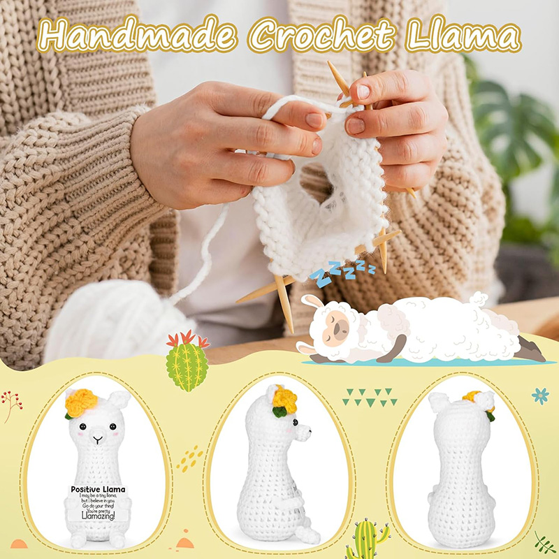 Funny Handmade Crochet Llama P - огляд і ціна Home And Textiles Today