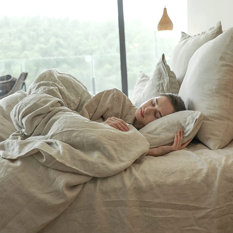 100% Linen Bed Duvet Cover Sto - огляд і ціна Quality Home Textiles
