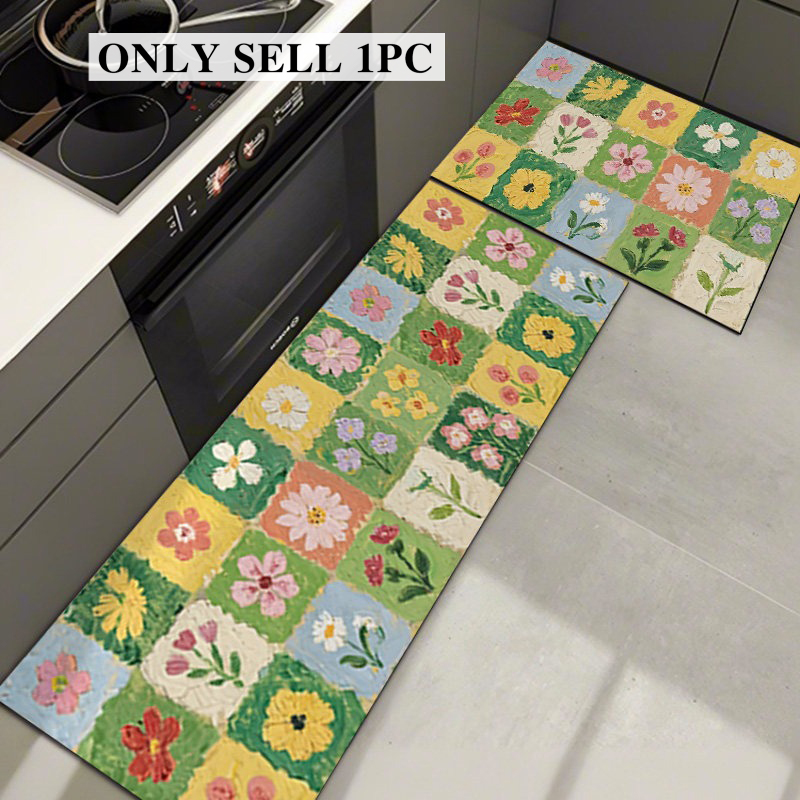 Kitchen Rug Pvc Waterproof Lea - огляд і ціна Home Textiles Plaid