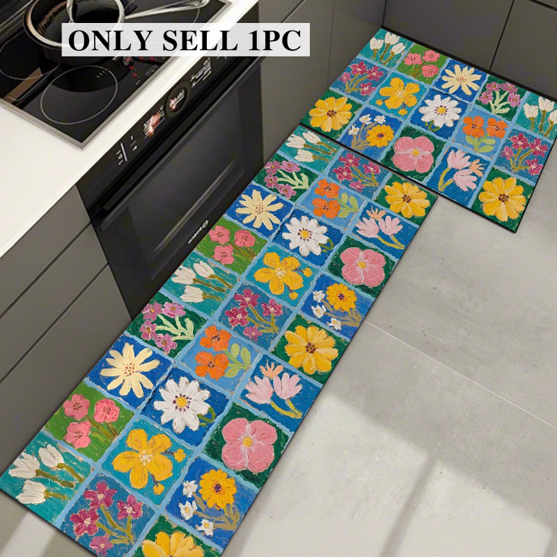 Kitchen Rug Pvc Waterproof Lea - огляд і ціна Home Textiles Plaid