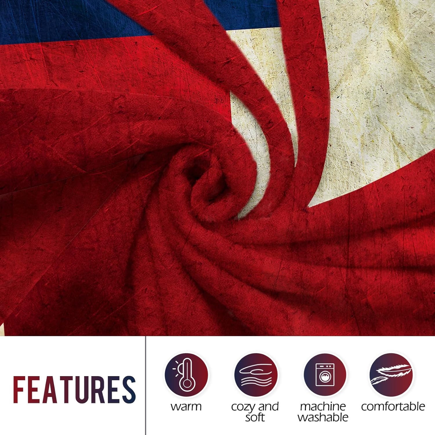 Levens Texas Flag Throw Blanke - огляд і ціна Quality Home Textiles