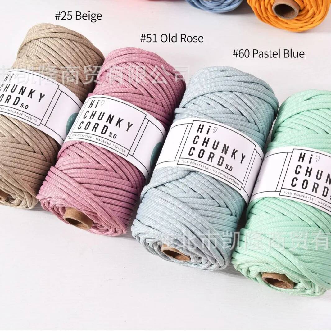 Soft Polyester Chunky Cord 5mm - огляд і ціна Home Textiles Consultant