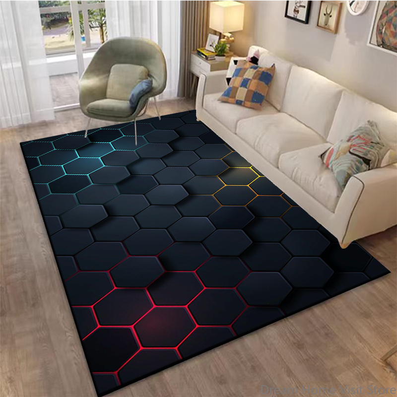 3D Abstract Mirror Geometric I - огляд і ціна Home Textiles Plaid