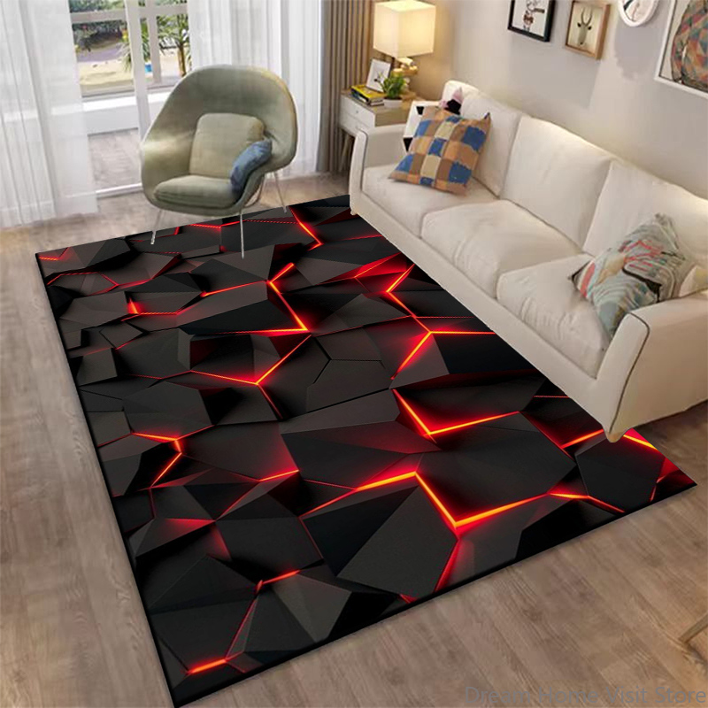 3D Abstract Mirror Geometric I - огляд і ціна Home Textiles Plaid