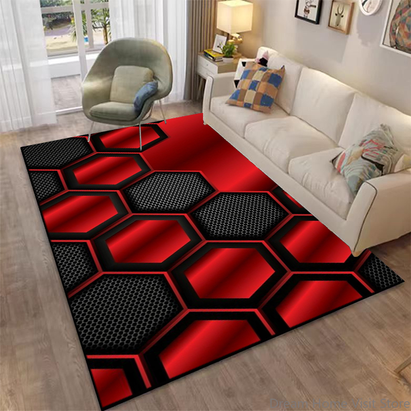 3D Abstract Mirror Geometric I - огляд і ціна Home Textiles Plaid