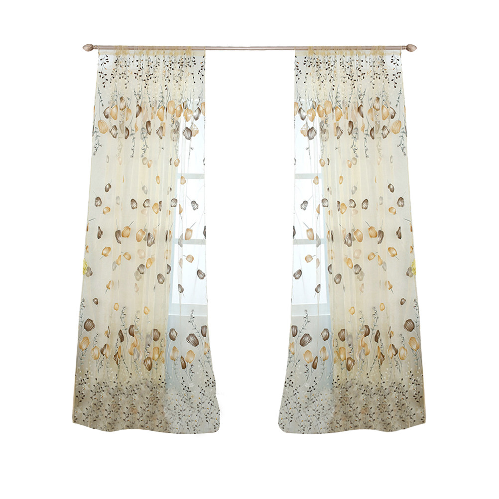 100x200cm Tulip Voile Curtains - огляд і ціна Curtain Sheer Voile