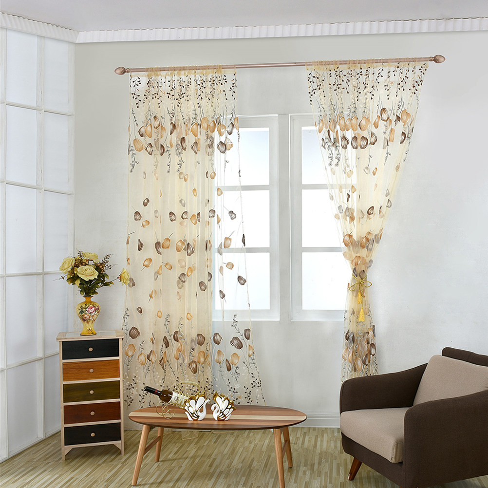 100x200cm Tulip Voile Curtains - огляд і ціна Curtain Sheer Voile