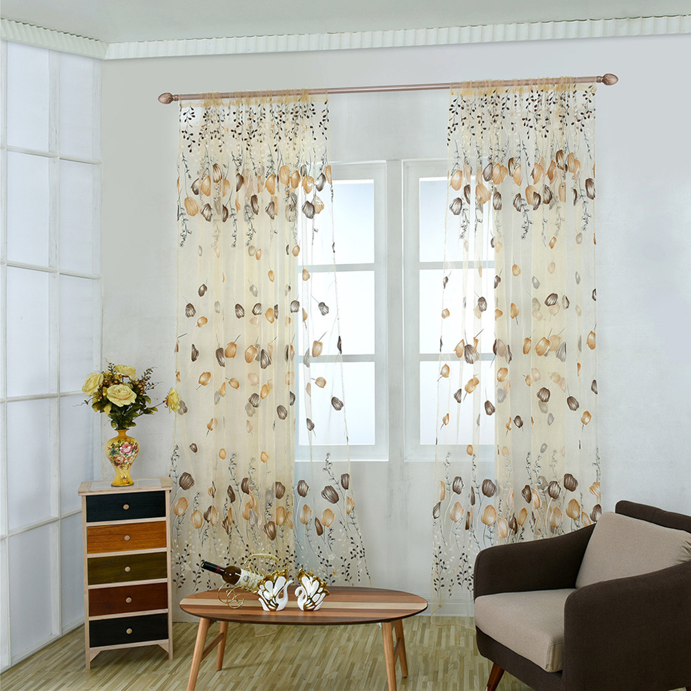 100x200cm Tulip Voile Curtains - огляд і ціна Curtain Sheer Voile