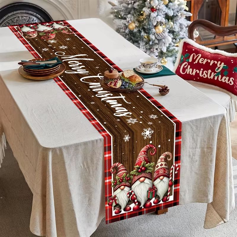 VIKAMA Christmas Table Runner  - огляд і ціна Home Textiles Plaid