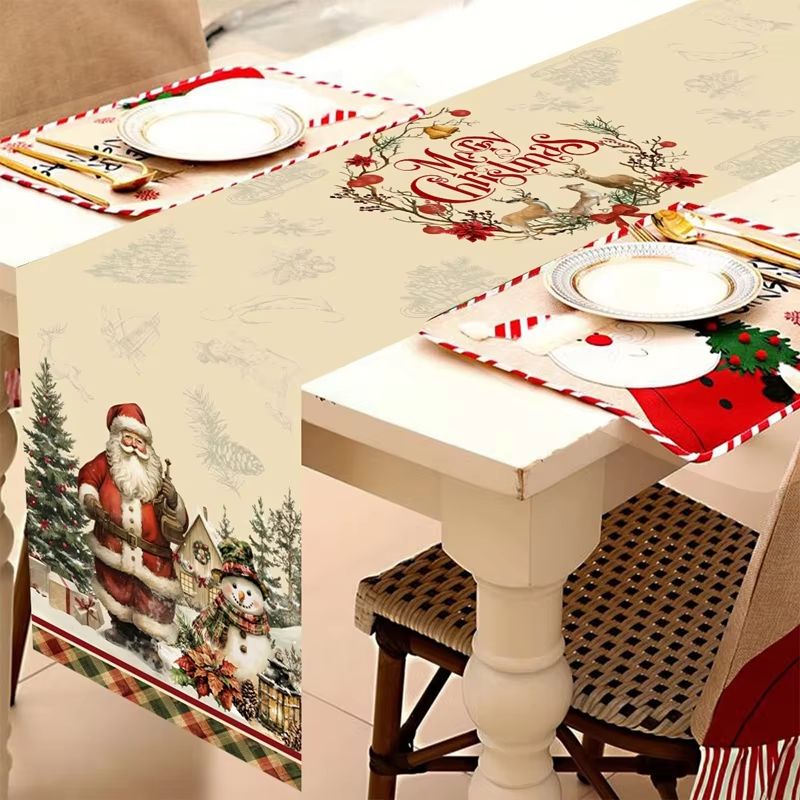 VIKAMA Christmas Table Runner  - огляд і ціна Home Textiles Plaid