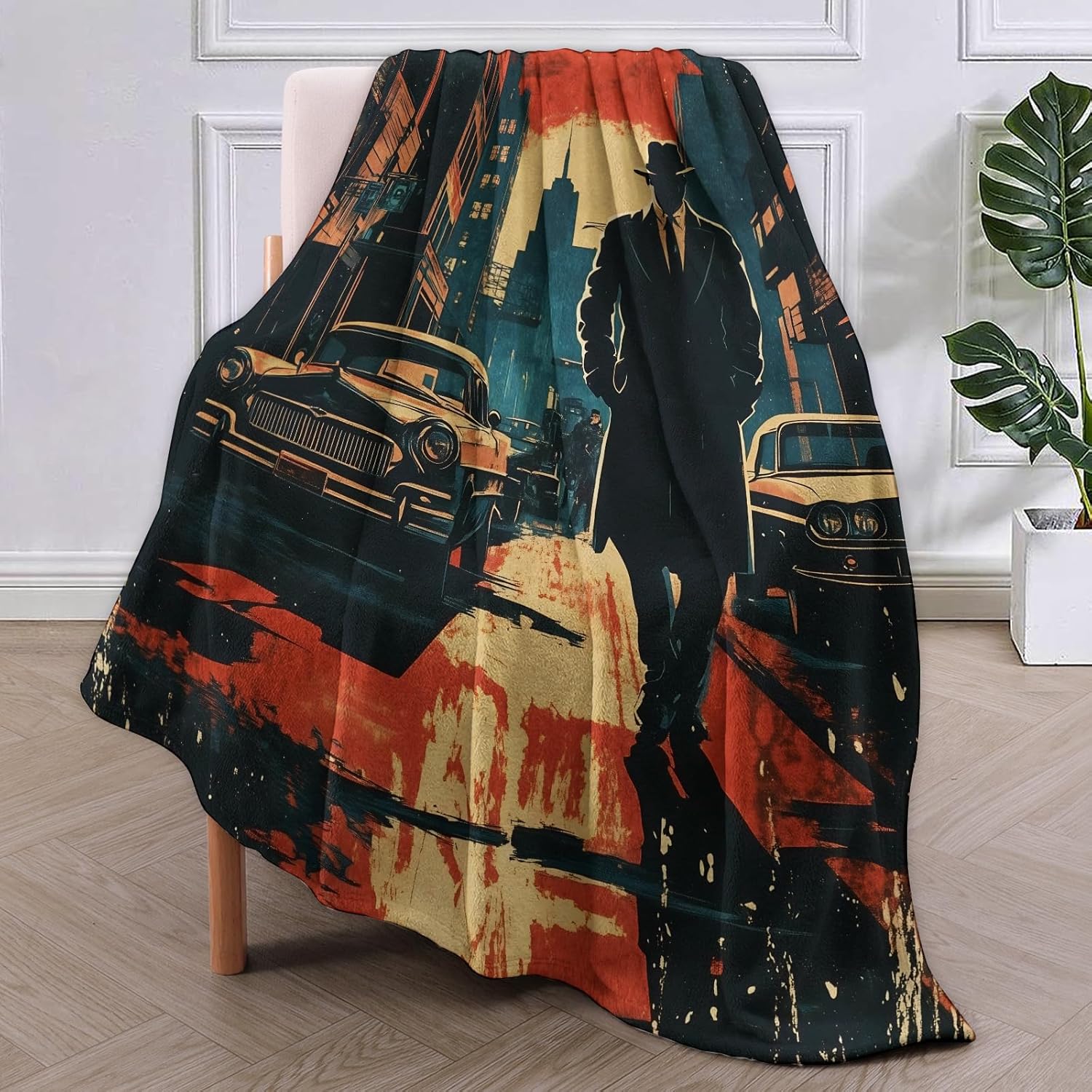 Noir Detective Blanket Gifts f - огляд і ціна Quality Home Textiles
