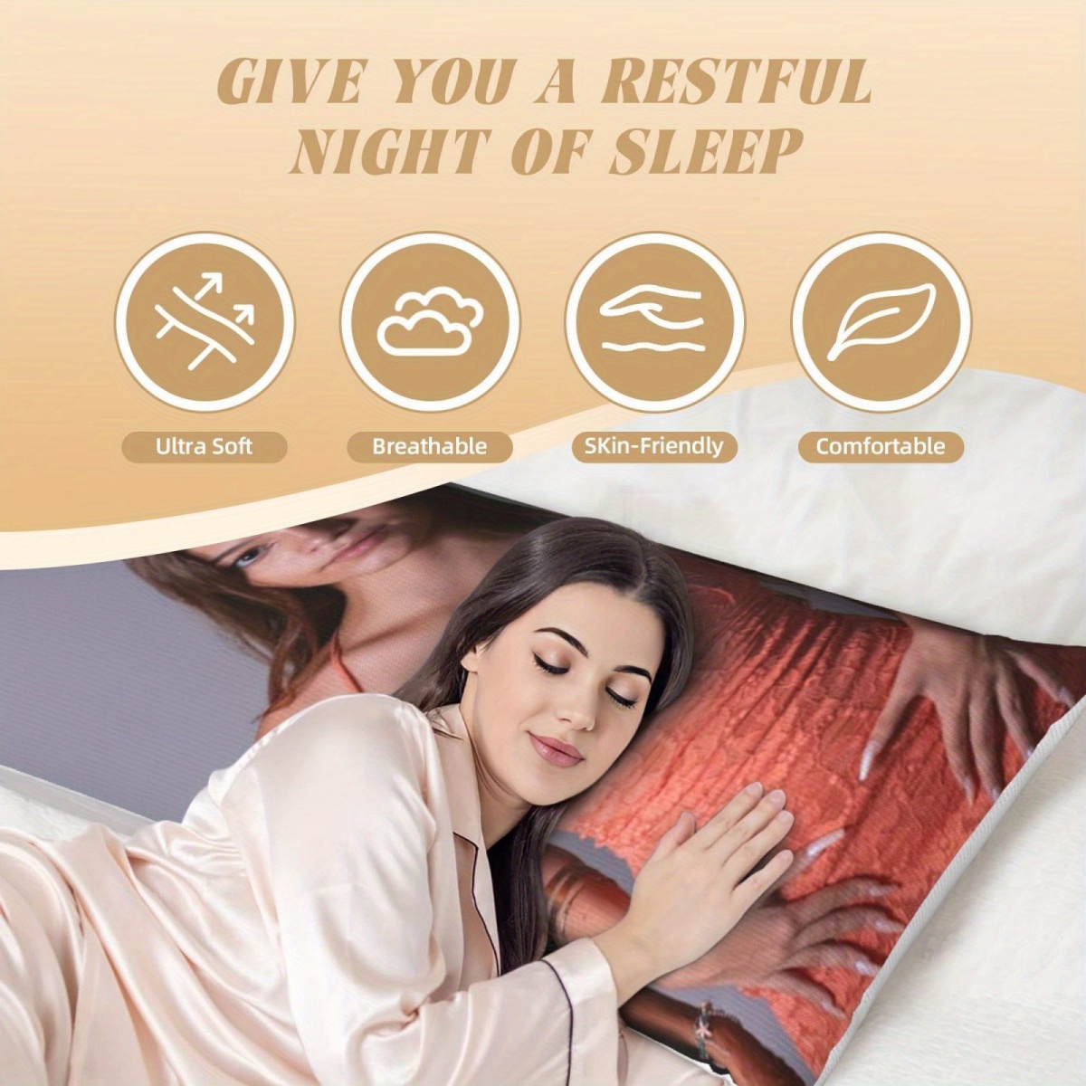 1 Custom Photo Body Pillowcase - огляд і ціна Home And Textiles Today