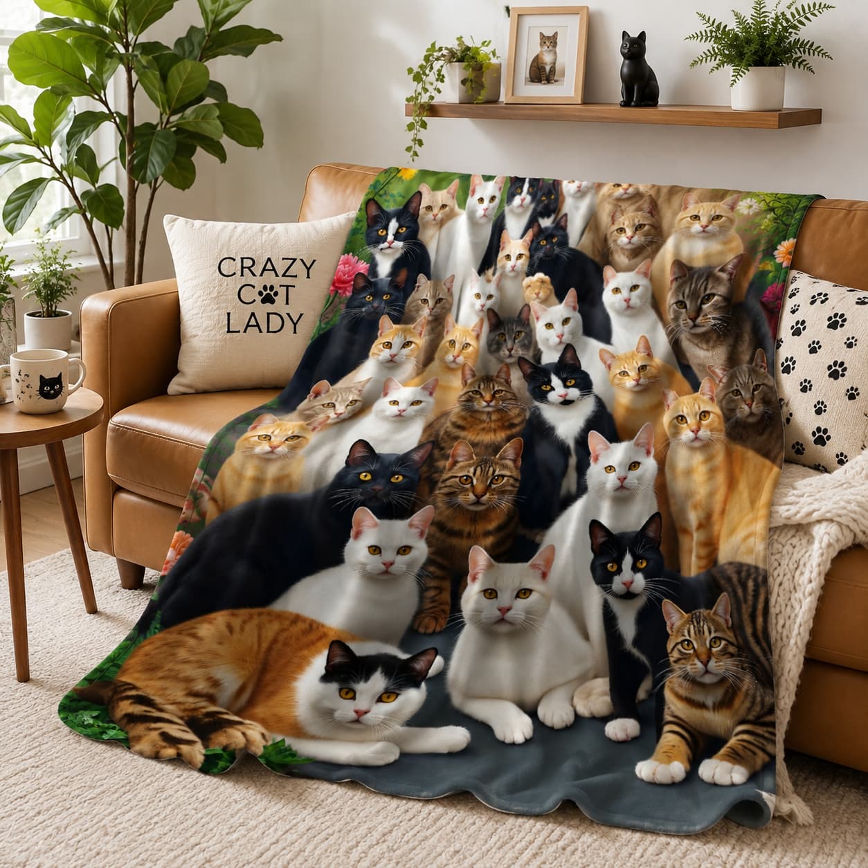 1pc Cat Group Soft Blanket, Su - огляд і ціна Home Textiles Group